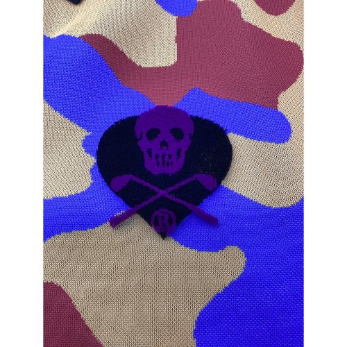 MARK&LONA (マークアンドロナ) ゴルフウェア(トップス) メンズ SIZE 50 マルチカラー Gauge Aim Polo 2022年モデル ポロシャツ MLM-2C-AP04