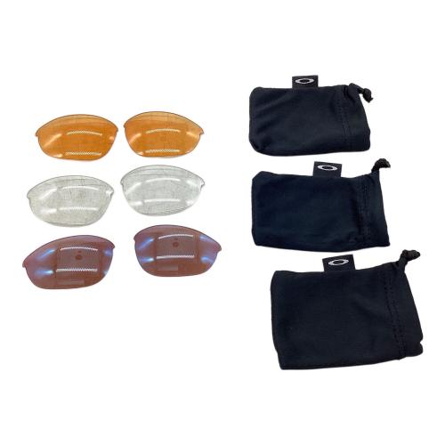 OAKLEY (オークリー) サングラス シルバー 03-626 ハーフジャケットXLJ