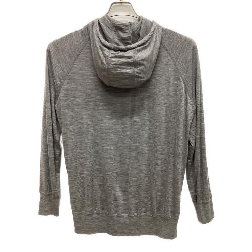 山と道 (ヤマトミチ) トレッキングウェア(シャツ) ユニセックス SIZE M グレー メリノウールフーディー フルジップパーカー 国内代理店表記 有