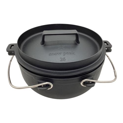 Snow peak (スノーピーク) ダッチオーブン IH対応 CS-520 和鉄ダッチオーブン26