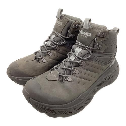 HOKAONEONE (ホカオネオネ) トレッキングシューズ メンズ SIZE 27.5cm グレー 1106515 STINSON MID GTX ハイカット(ソフトソール) GORE-TEX