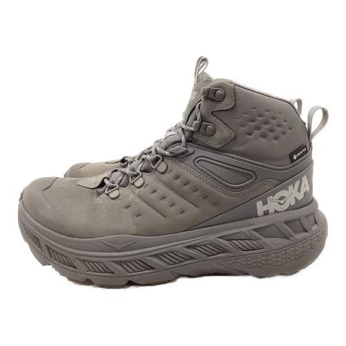 HOKAONEONE (ホカオネオネ) トレッキングシューズ メンズ SIZE 27.5cm グレー 1106515 STINSON MID GTX ハイカット(ソフトソール) GORE-TEX