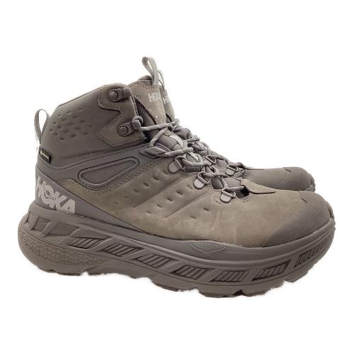 HOKAONEONE (ホカオネオネ) トレッキングシューズ メンズ SIZE 27.5cm グレー 1106515 STINSON MID GTX ハイカット(ソフトソール) GORE-TEX