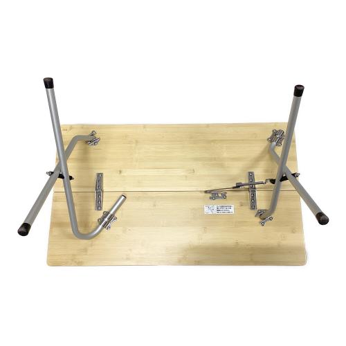 Snow peak (スノーピーク) アウトドアテーブル ブラウン 2018年製 LV-100TR ワンアクションローテーブル竹