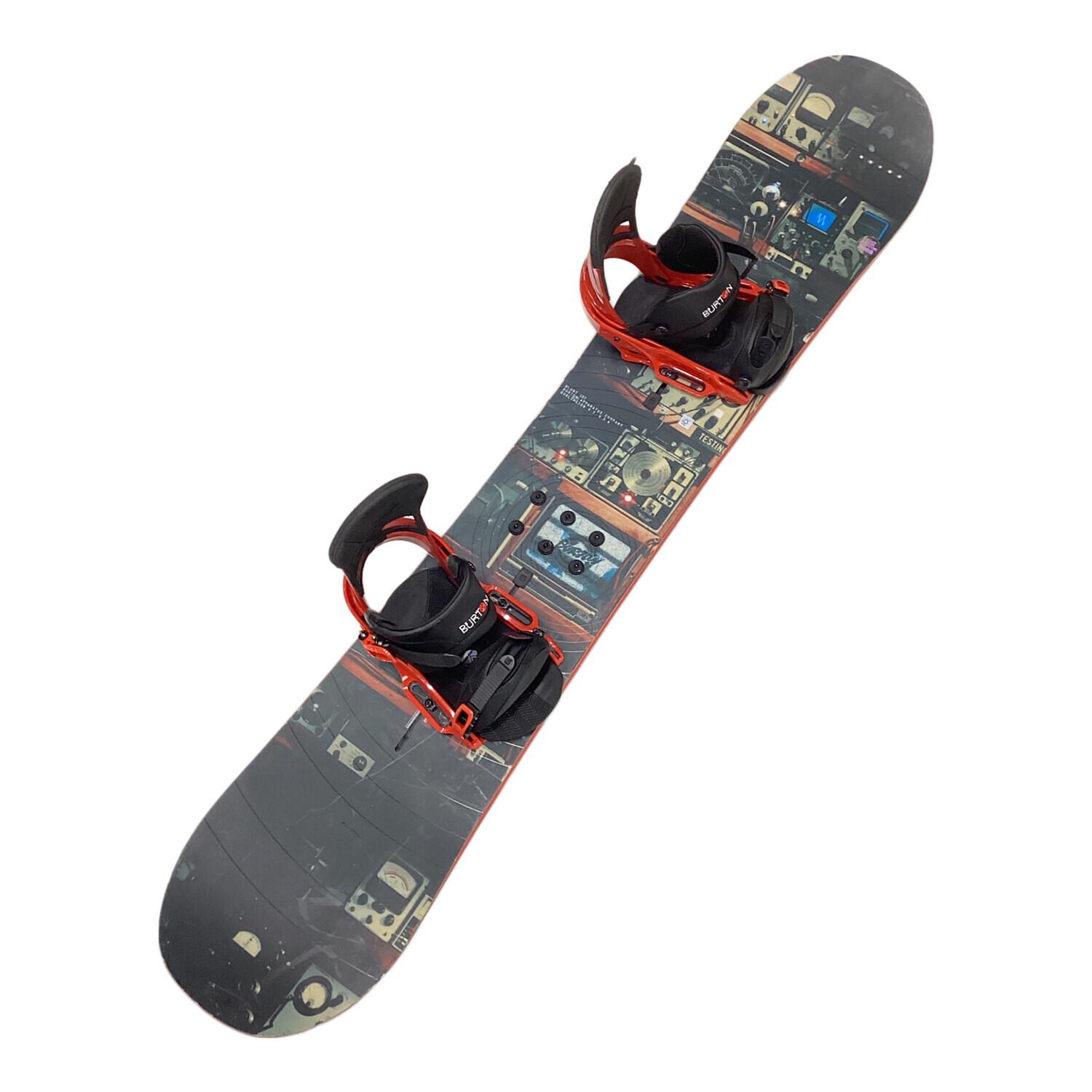 良品 BURTON BULLET 157cm バイン付 スノーボードセット BURTON (バートン) BLUNT スノーボード 157cm ブラック｜トレファクONLINE