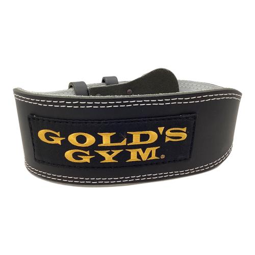GOLD'S GYM (ゴールドジム) トレーニングベルト レザーパワーベルト
