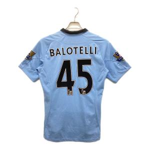 マンチェスターシティー サッカーユニフォーム メンズ SIZE 42 ブルー 12/13ホーム半袖レプリカ 【45】バロテッリ プレミア優勝パッチ付 UDA6230H