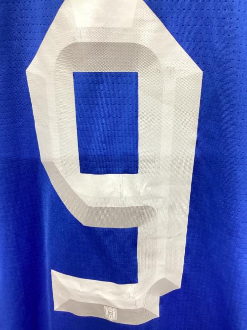 イタリア代表 サッカーユニフォーム メンズ SIZE L ブルー 11/12 ホーム半袖レプリカ オーセンティック【9】バロテッリ 740354