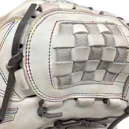 asics (アシックス) 軟式グローブ ホワイト 投手用 3121B184