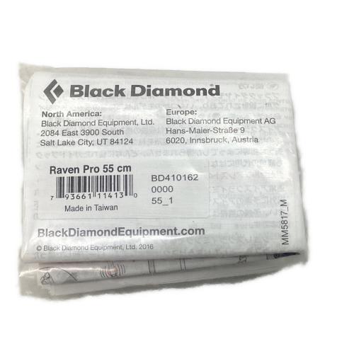 BLACK DIAMOND (ブラックダイヤモンド) ピッケル 55cm シルバー BD410162 レイブンプロ ストレートタイプ ヘッド素材【ステンレス】