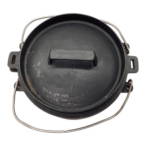 Snow peak (スノーピーク) ダッチオーブン 程度B CS-520 和鉄ダッチオーブン26