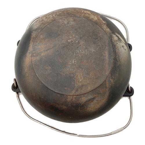 Snow peak (スノーピーク) ダッチオーブン 程度B CS-520 和鉄ダッチオーブン26