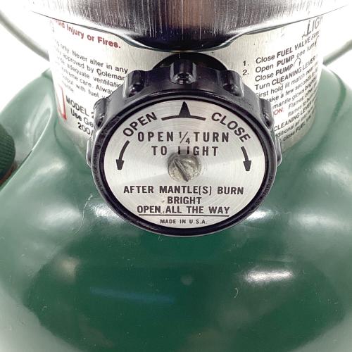 1981年3月製　200A　最終型 Coleman（コールマン）