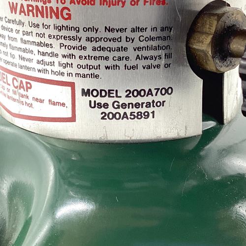 1981年3月製　200A　最終型 Coleman（コールマン）