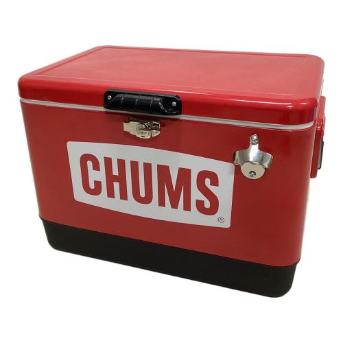 CHUMS (チャムス) クーラーボックス 54L レッド CH62-1802 スチールクーラーボックス