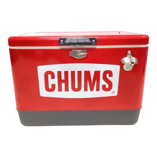 CHUMS (チャムス) クーラーボックス 54L レッド CH62-1802 スチールクーラーボックス