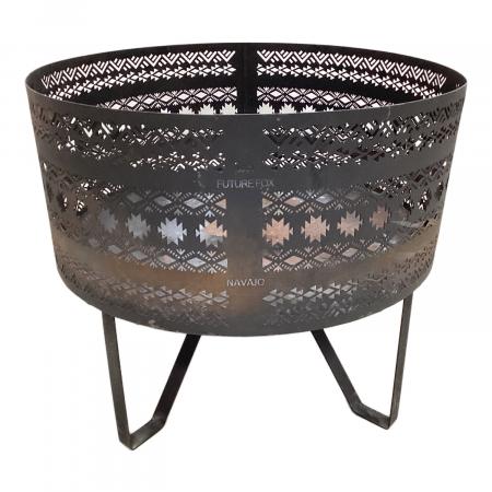 フューチャーフォックス 焚き火台 中古 FUTURE FOX 焚き火台 ナバホ柄 焚火台 たき火台 焚き火 たき火 45cm