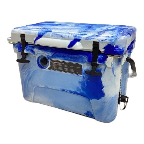 クーラーボックス 20QT/18.9L ブルー×ホワイト ロトモールドクーラー