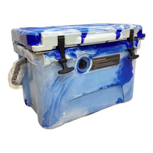 クーラーボックス 20QT/18.9L ブルー×ホワイト ロトモールドクーラー