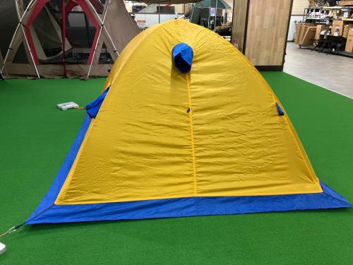 ARAI TENT (アライテント) 登山用テント 小穴・ボトムベタツキ・ヨゴレ・ショックコード若干の伸び有 ブルー 廃盤希少品 X-RAIZ 3