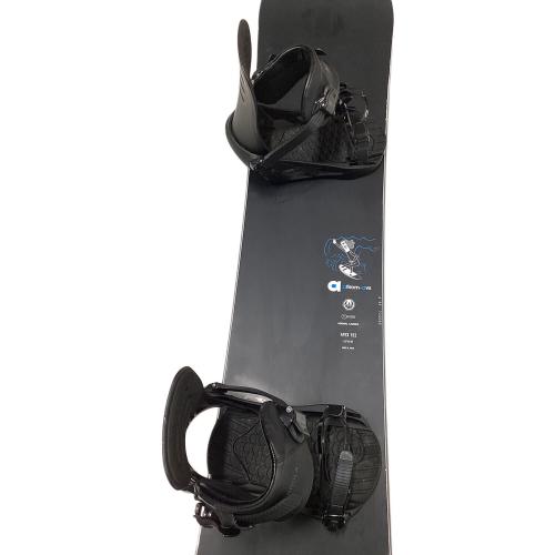 atirom-avs スノーボード 152cm ブラック 2x4 フラットキャンバー APEX ビンディング付(K2 FORMULA)