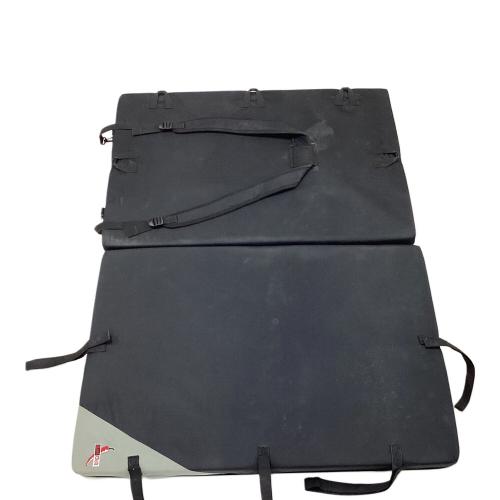 RedChili 登山雑貨 約120㎝×90㎝×12.7cm グレー×ブラック ボルダリングマットレス クラッシュパッド