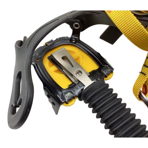 GRIVEL (グリベル) 10本爪アイゼン ブラック×イエロー バンド式 クロモリ