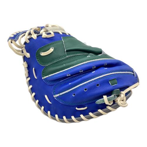 ZETT (ゼット) 軟式グローブ 約32cm ブルー×グリーン ケース付 @ プロステイタス BRC PRO キャッチャーミット BRC PRO