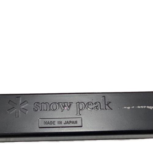 Snow peak (スノーピーク) ファニチャーアクセサリー シルバー CK-150 IGT アイアングリルテーブル ロング