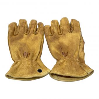 CRUD 焚火台用品 イエロー レザーグローブ