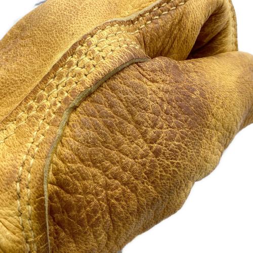 CRUD 焚火台用品 イエロー レザーグローブ