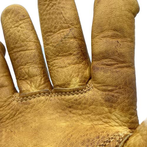 CRUD 焚火台用品 イエロー レザーグローブ