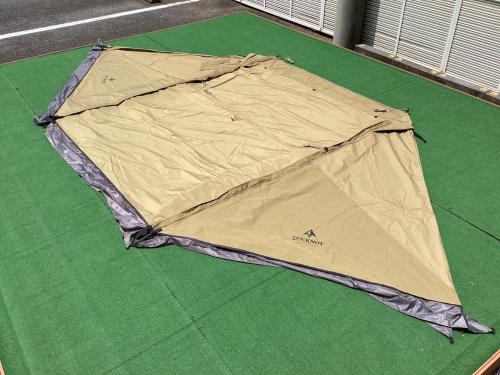 DUCKNOT (ダックノット) シェルター ハンティングヘキサTC/SW 約423×384×190/210cm 1～2人用 程度A 程度A スカートあり TC素材
