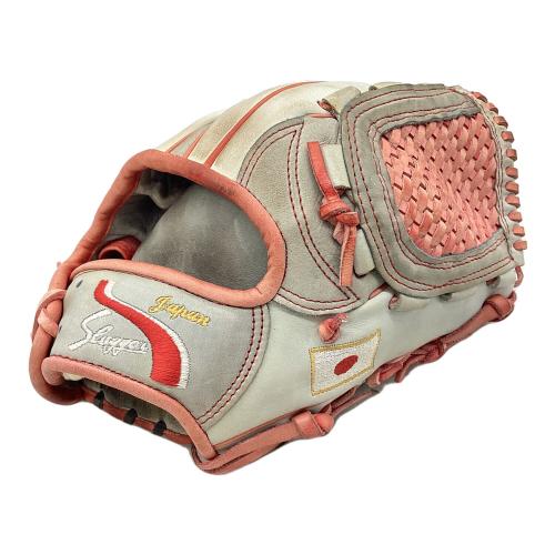 久保田スラッガー (クボタスラッガー) 軟式グローブ ホワイト×ピンク ケース付 オーダーグローブ オールラウンド用