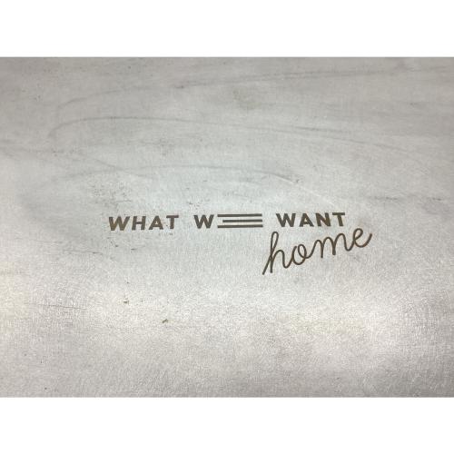 WHAT WE WANT (ワットウィーウォント) ファニチャーアクセサリー シルバー FB TOP