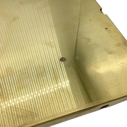 802 PRODUCTS (ハチオウジプロダクツ) ファニチャーアクセサリー ゴールド 真鍮 無地 IGT天板ワンユニット