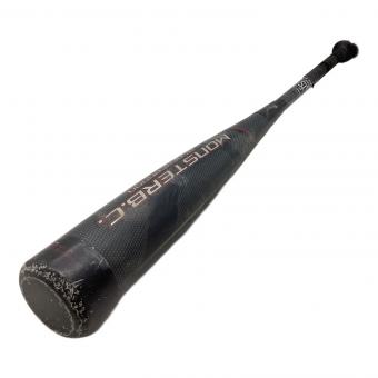 ZETT (ゼット) 軟式バット 83㎝ ブラック モンスターブラックキャノン BCT31383