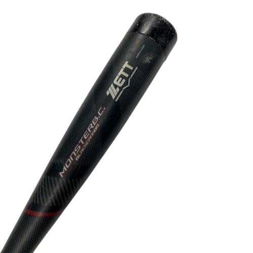 ZETT (ゼット) モンスターブラックキャノン 軟式バット BCT31383 83㎝ ブラック