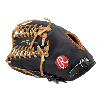 RAWLINGS (ローリングス) 軟式グローブ ブラック×ブラウン ケース付 TRAP EZE 外野用 左投げ用 PROTB24