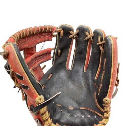 プロ実使用　ザナックス　硬式グローブ xanax (ザナックス) 硬式グローブ 約27cm レッド×ブラック 杉山翔大