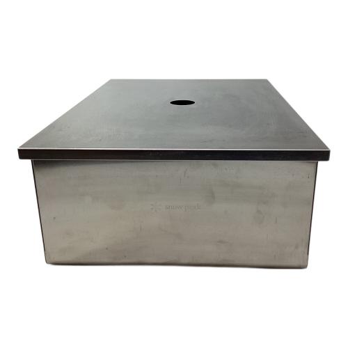 Snow peak (スノーピーク) ファニチャーアクセサリー コンテナ・リッドセット 廃盤品 CK-050 ステンボックス 1ユニット