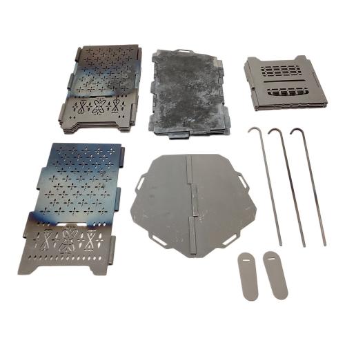 サンゾー工務店 (サンゾーコウムテン) 焚火台 RODAN スタンダード&半月セット　バンナ