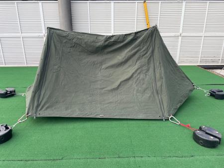 ソロテント ハトメ・ジップ(YKK)加工有 パップテント シェルターハーフ