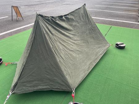 ソロテント ハトメ・ジップ(YKK)加工有 パップテント シェルターハーフ