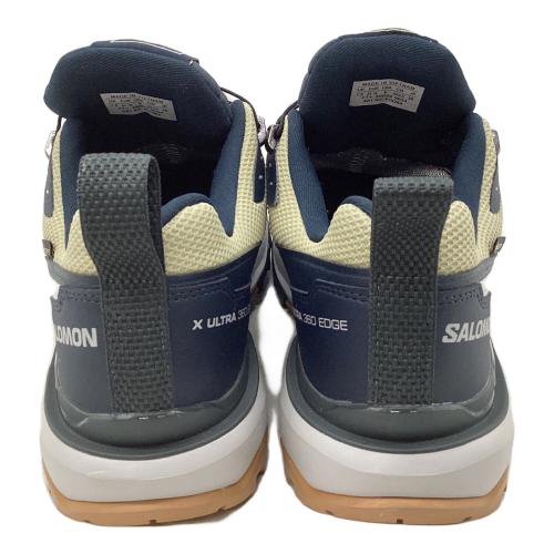 SALOMON (サロモン) トレッキングシューズ メンズ SIZE 26cm ネイビー×ベージュ 475264 Xウルトラ360 エッジGTX トレランシューズ GORE-TEX