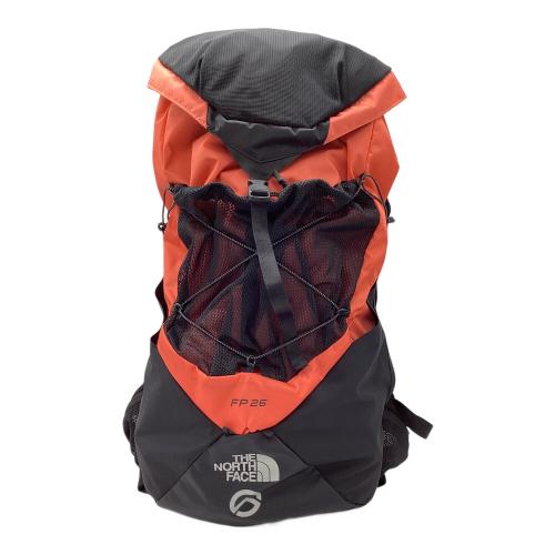 THE NORTH FACE (ザ ノース フェイス) バックパック ブラック×オレンジ エフピー26 FP 26 背面長 約46～50cm 21-30L(日帰り)