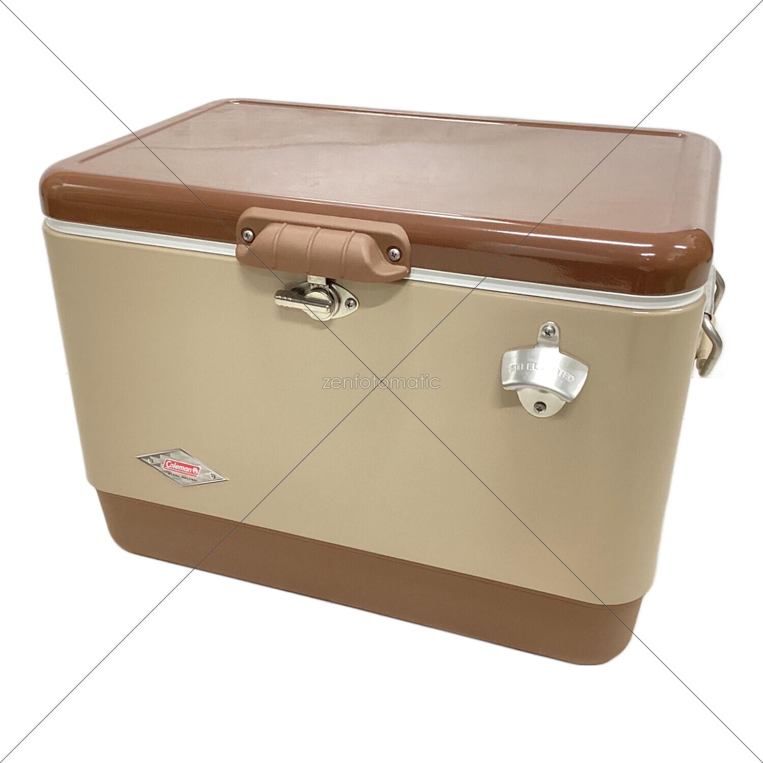 コールマン スチールベルト クーラーボックス バターナッツ 54QT