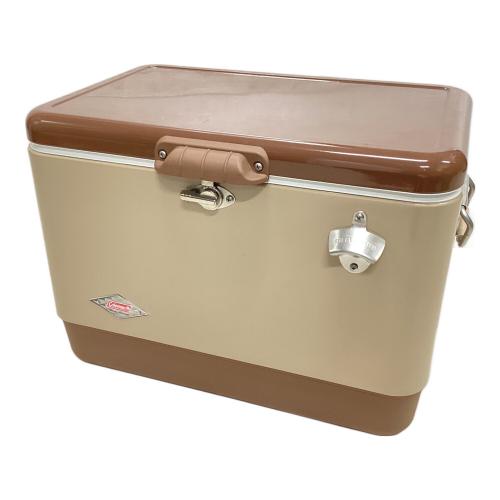 Coleman (コールマン) クーラーボックス カーキ×ブラウン 6150/6155 54QTスチールベルトクーラー