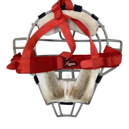 久保田スラッガー (クボタスラッガー) 防具 ホワイト ヘルメット(MIZUNO)・マスク・プロテクター・レガースセット 捕手防具セット