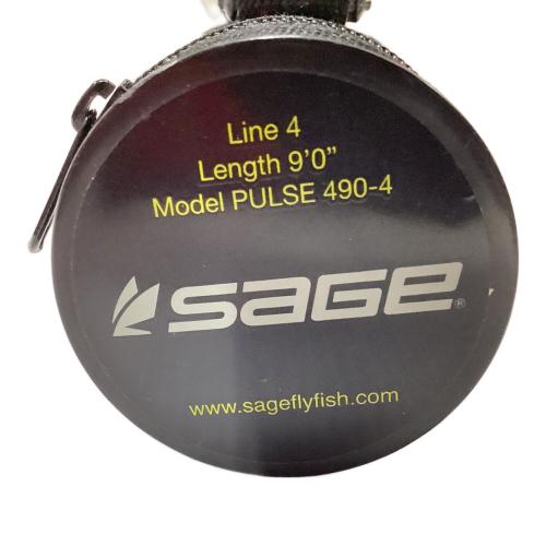 sage (サージュ) ロッド(釣竿) ケース付 フライロッド 〇 マルチピース PULSE 490-4